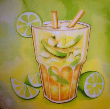 023 Cocktails - 3-lagig (grün)
